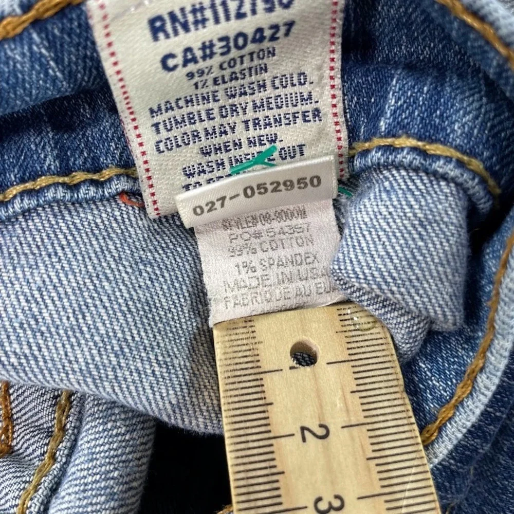 Vintage True Religion Mens 34x33 Bobby Relaxed Fit Straight Leg USA Made Jeans